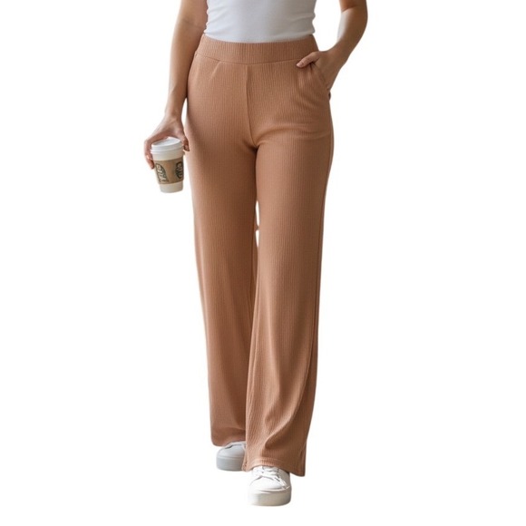 Steve Madden Pants - Steve Madden Ribbed Flare Lounge Pants Size Large